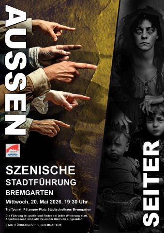 Szenische Stadtführung am Mittwoch, 20. Mai 2026